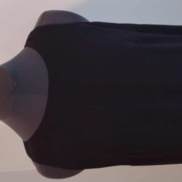 NWT Karen Kane Asymmetrical Overlay Shift Dress Size 0X - Picture 7 of 9